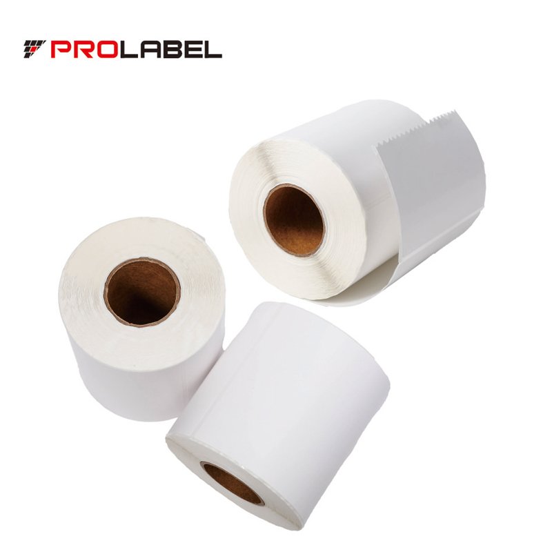 Prolabel Factory Wholesale Thermal Sticker Printing 4*6inch Self Adhesive Thermal Shipping Label Barcode Sticker Paper Rolls