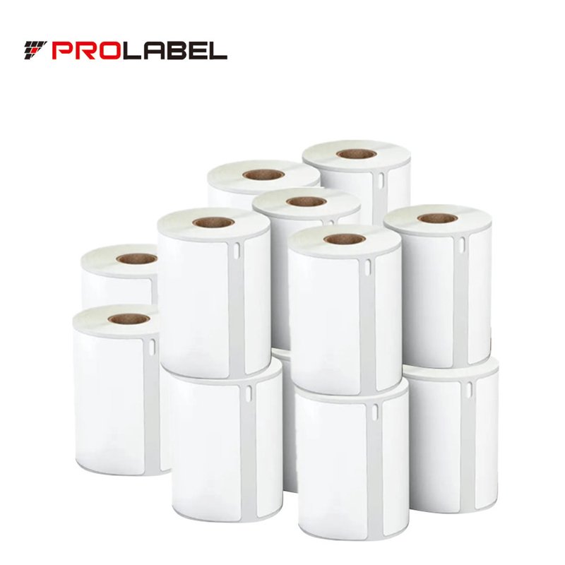 Prolabel Factory Wholesale Thermal Sticker Printing 4*6inch Self Adhesive Thermal Shipping Label Barcode Sticker Paper Rolls