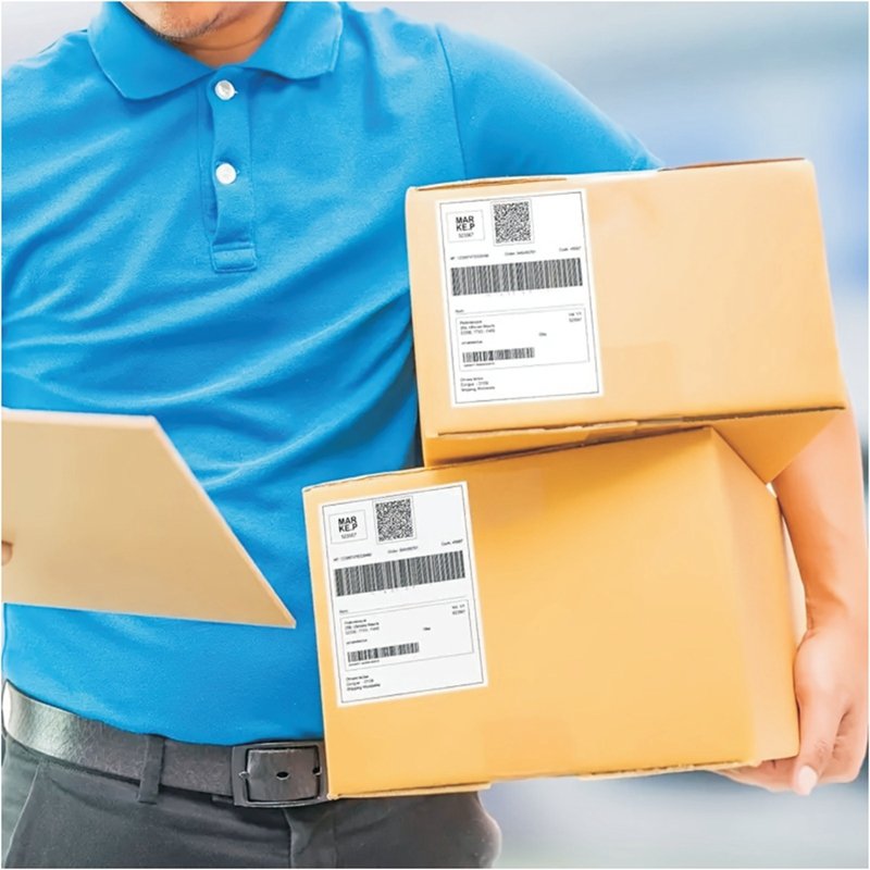 Prolabel Factory Wholesale Thermal Sticker Printing 4*6inch Self Adhesive Thermal Shipping Label Barcode Sticker Paper Rolls