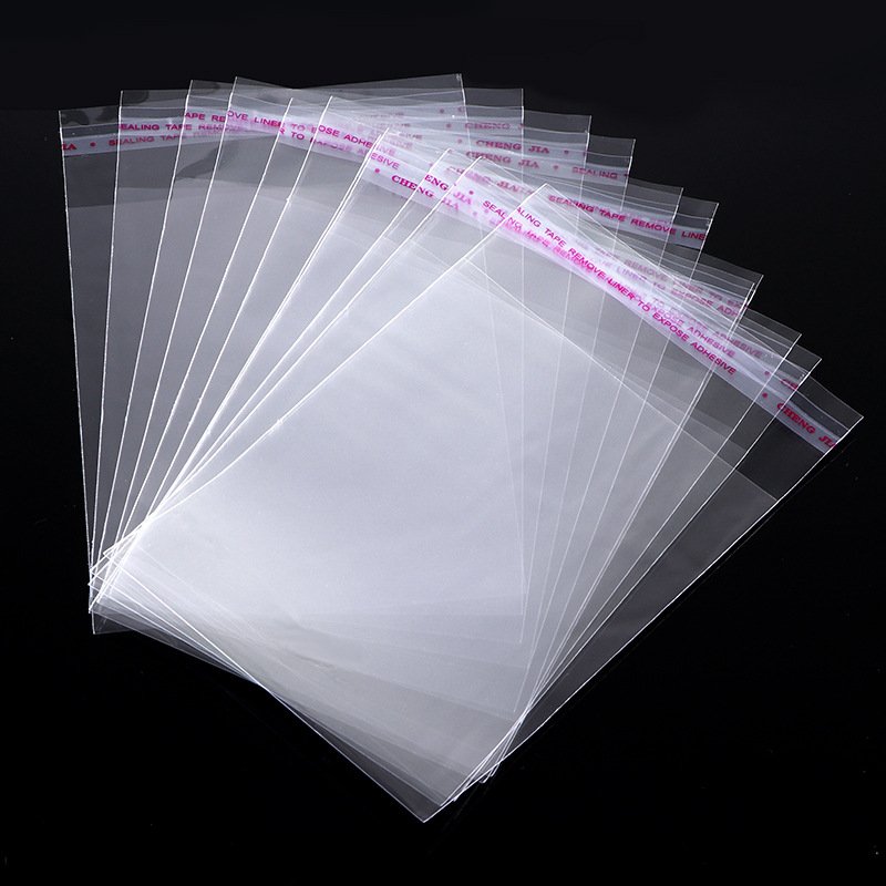 Wholesale Clear Self Seal Adhesive Cello Cellophane Resealable Plastic Opp Bag