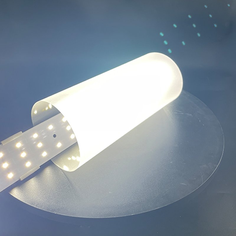 Custom 0.1mm 0.25mm plastic pc optical diffuser film Roll self adhesive led lamps light diffusion film for LGP LCD