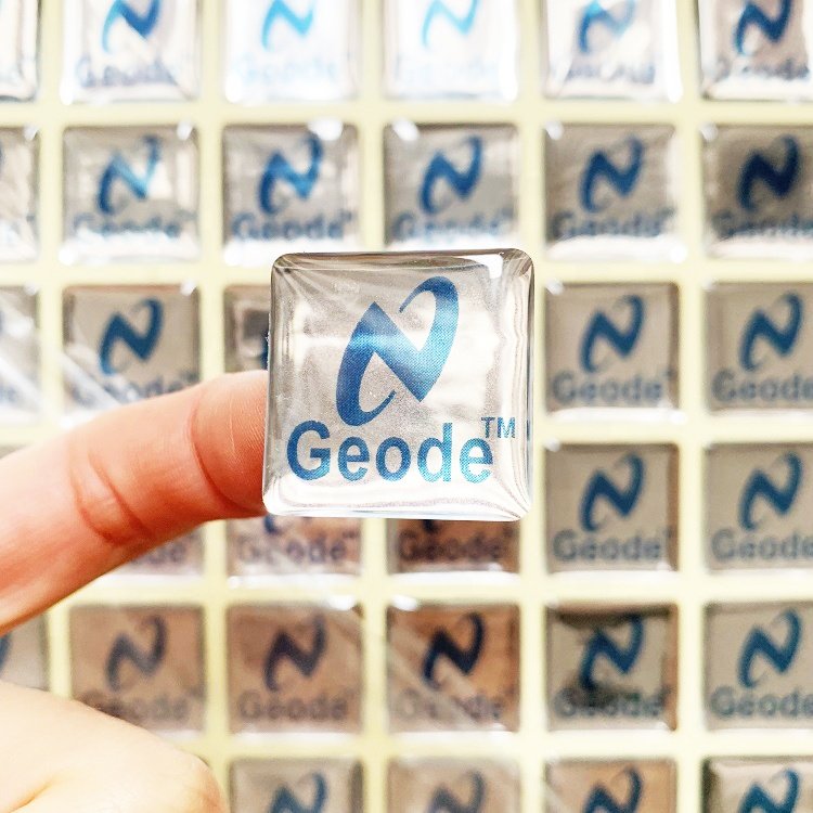 High Quality Custom Labels Printing Customized Clear Gel Logo Sticker 3D Soft Epoxy Resin Dome Sticker