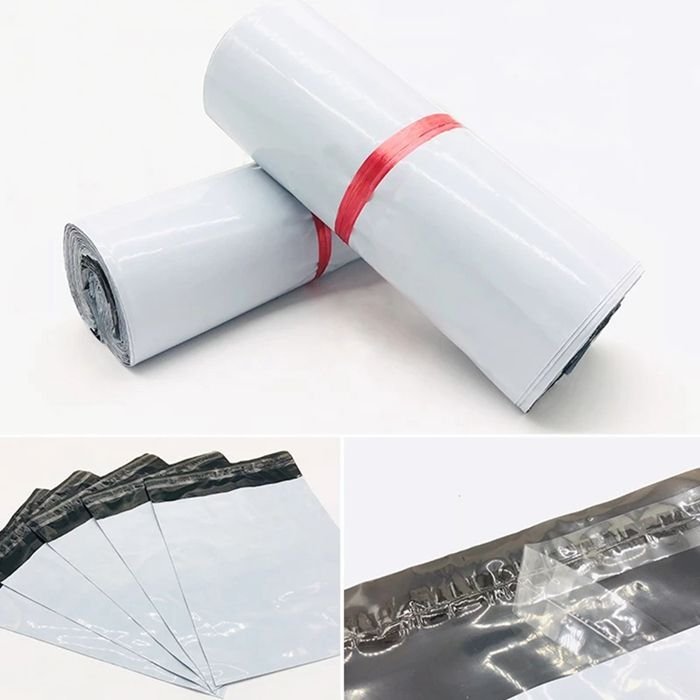 Wholesale mailing bags logo custom poly mailer custom self adhesive rose and gold polymailers
