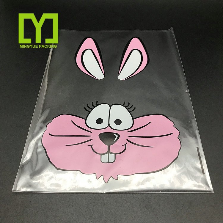 Custom Printed Self Adhesive Plastic Opp Bag with Header Sealing Plastic Packing OPP Poly Bag craft jewelry clothes packaging