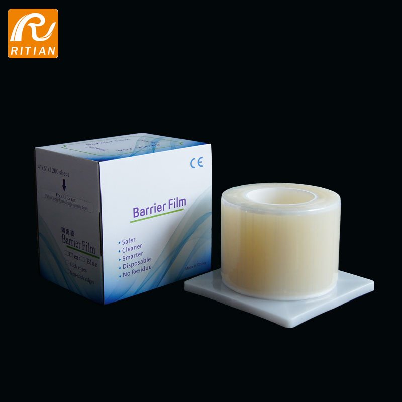 Universal Adhesive Dental Barrier Film Roll 10cm*15cm 1200 Sheets