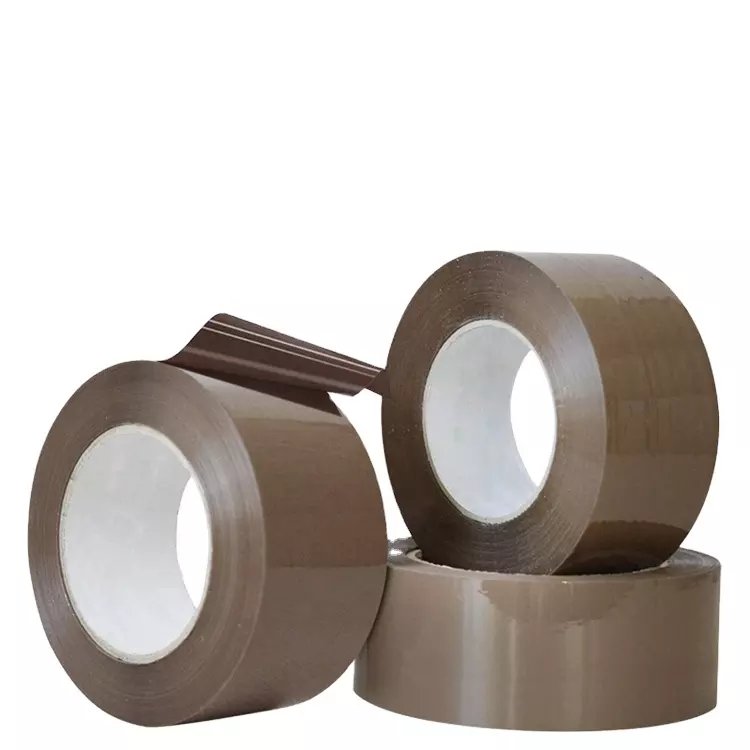 48mm Width 66m Length Strong Adhesive Box Packaging Brown Carton Sealing Tape