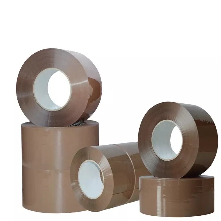 48mm Width 66m Length Strong Adhesive Box Packaging Brown Carton Sealing Tape