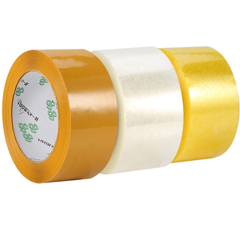 Factory wholesale Adhesive Bopp Tape Jumbo Roll Cintas Adhesiva Transparent Clear Brown Packing Tape for Sealing Carton