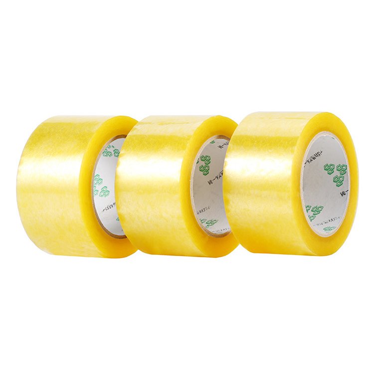 Factory wholesale Adhesive Bopp Tape Jumbo Roll Cintas Adhesiva Transparent Clear Brown Packing Tape for Sealing Carton