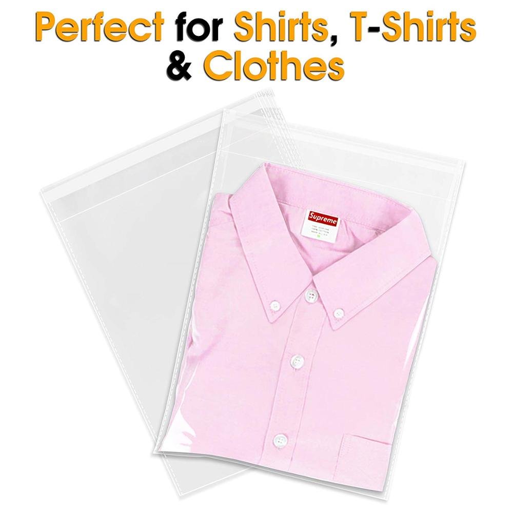 Resealable Cellophane Bags Self Sealing Bags Plastic Packing Self Adhesive Bag for Shirt