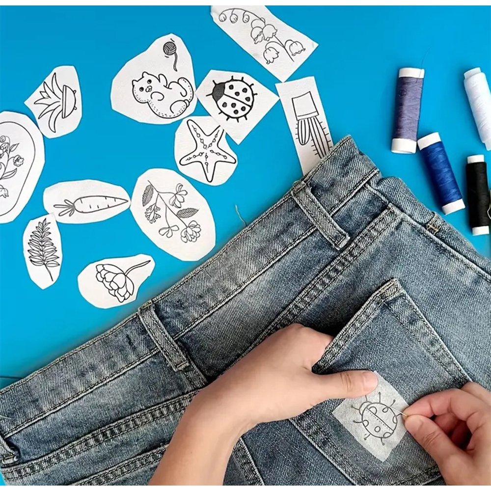 Water-Soluble Stabilizer and Adhesive Embroidery Paper Water Soluble Stabilizer for Embroidery