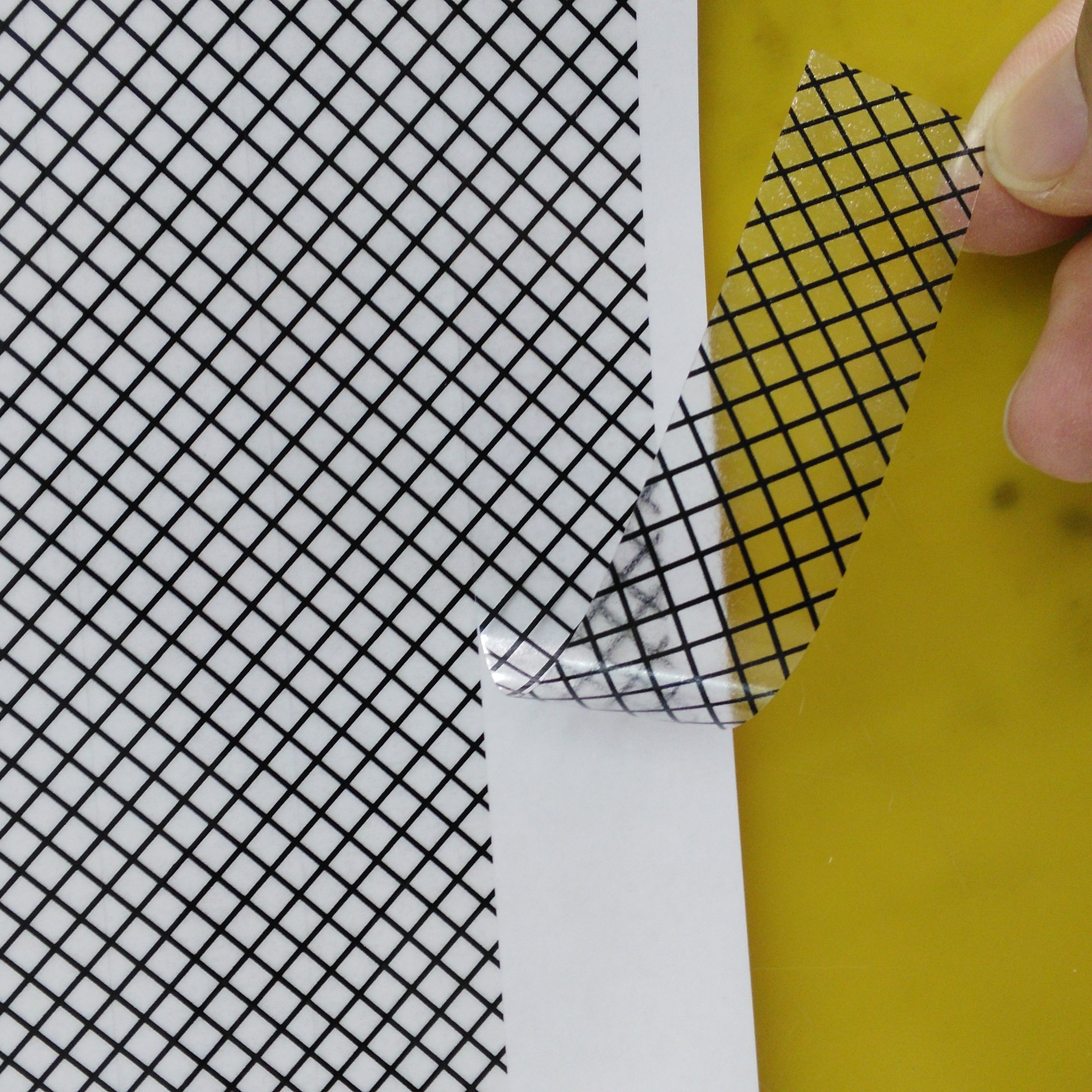Carbon printing PET film coated with conductive adhesive /impedance control film for FFC /EMI shielding tape for FFC (Flexible F