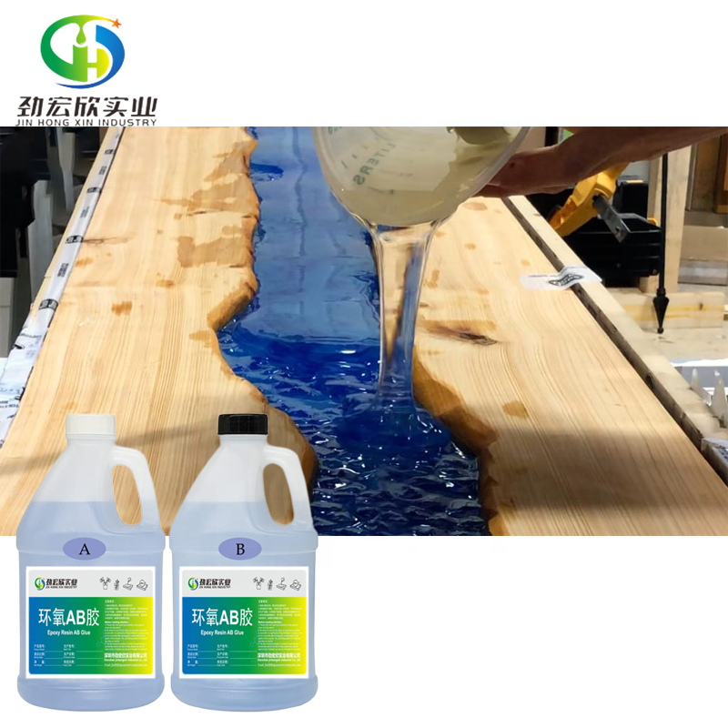 Epoxy Resin Deep pour for river table High Hardness table AB glue anti-yellow selflevel