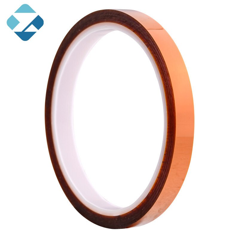 Heat resistant waterproof silicone kaptone polyimide tape 200m gold finger polyimide film adhesive tape for PCB protect