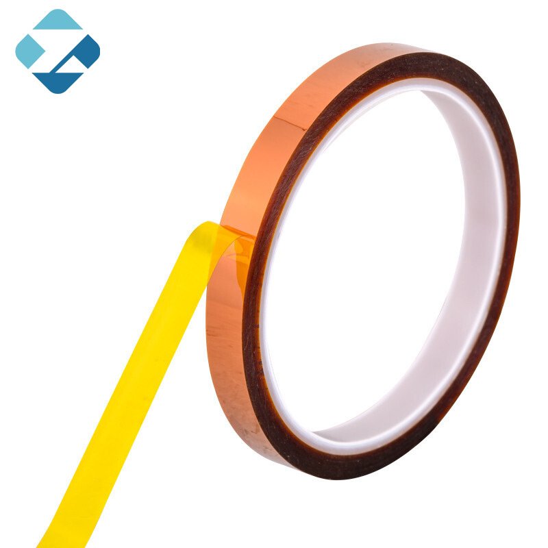Heat resistant waterproof silicone kaptone polyimide tape 200m gold finger polyimide film adhesive tape for PCB protect