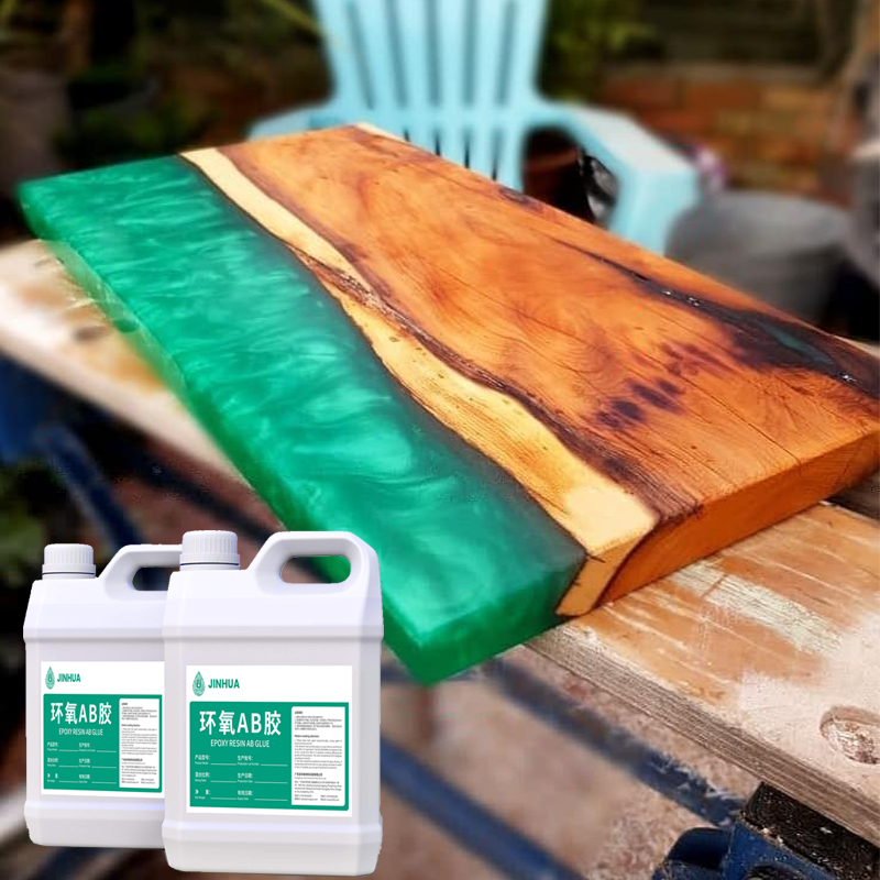 100% Pure Epoxy 2 Parts Epoxy Transparent Set Complete Best Wood Glue Adhesive For Furniture
