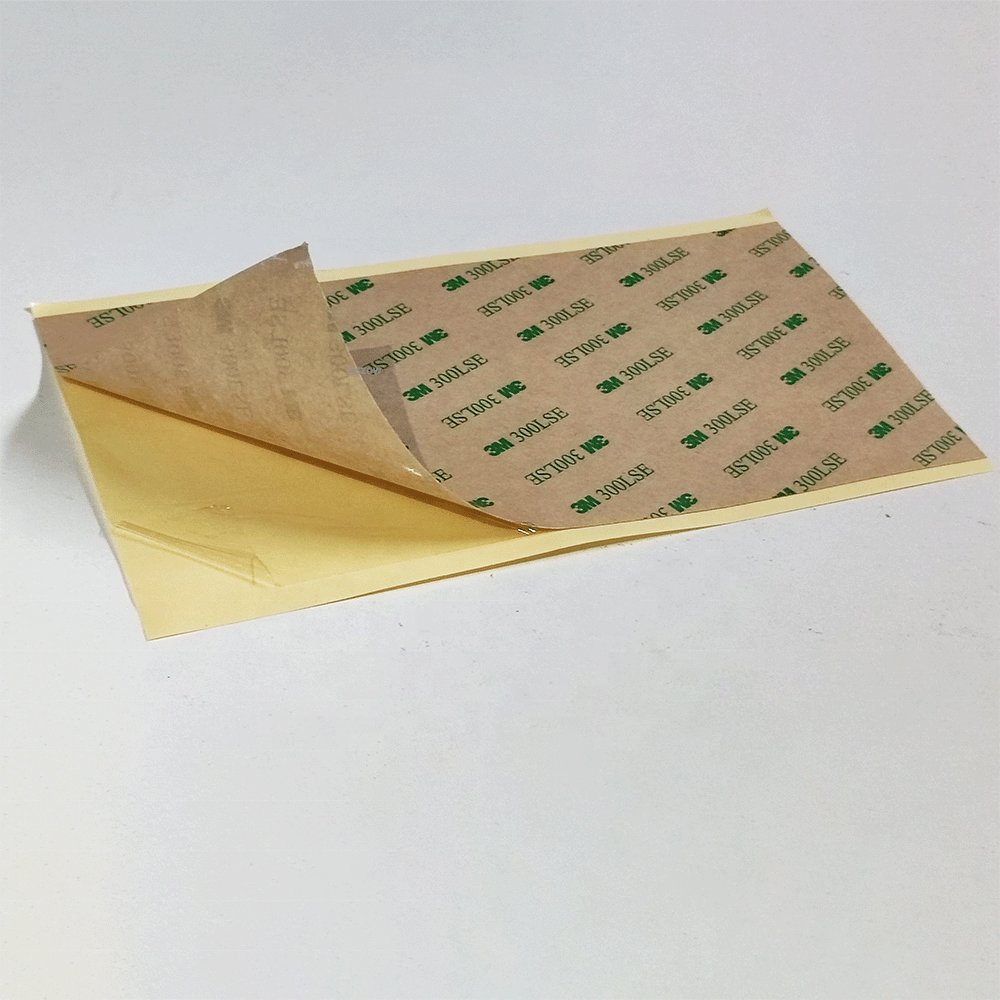 100 Mm X 200 Mm Sheet 3M 300LSE 9495LE Transparent PET Film Double Sided Adhesive Tape 4" X 8"