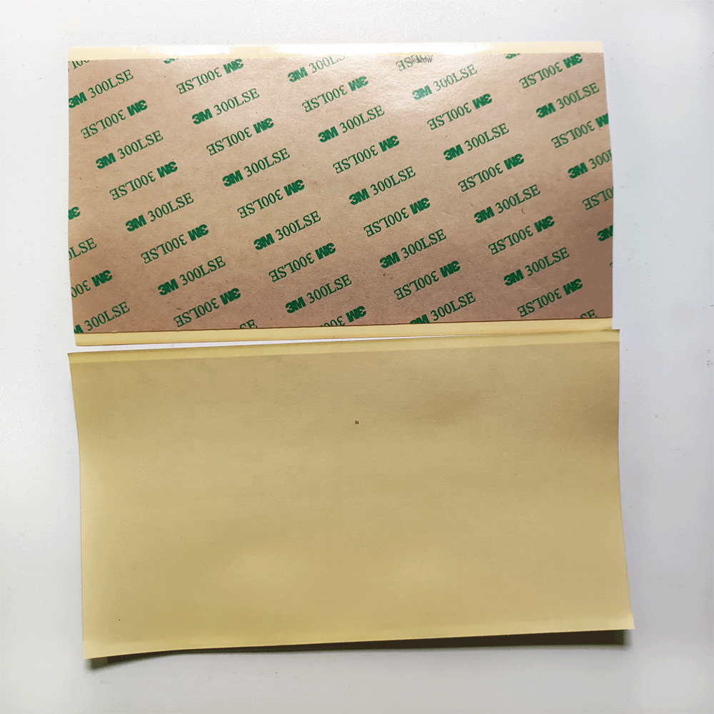 100 Mm X 200 Mm Sheet 3M 300LSE 9495LE Transparent PET Film Double Sided Adhesive Tape 4" X 8"