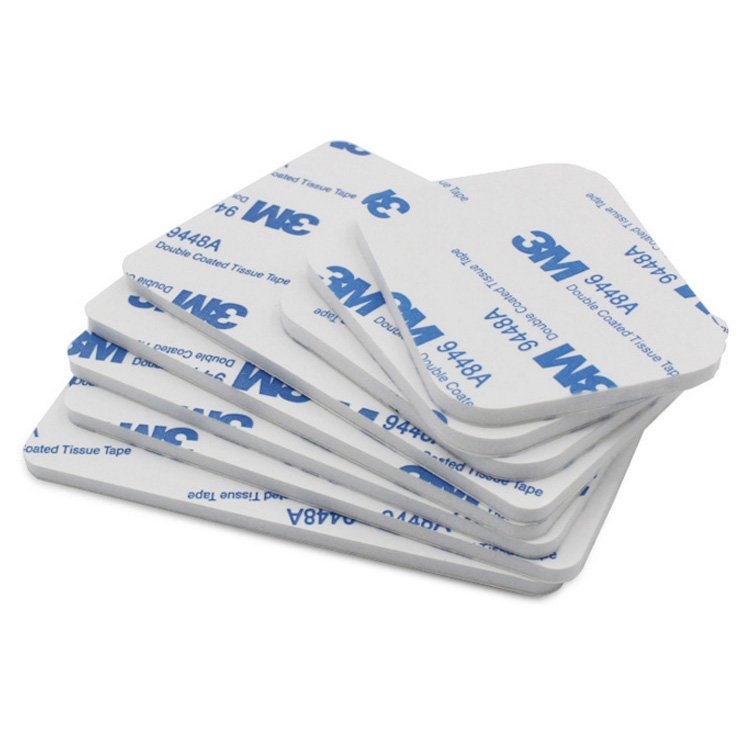 custom shape Die cut circle 3m 9448a double sided EVA foam tape double sided self adhesive pe foam tape sticker