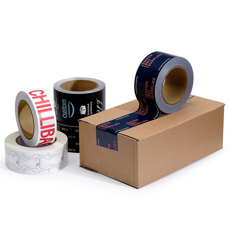 Self Adhesive Box Packaging Shipping Customized Craft ECO Friendly Paper Tape