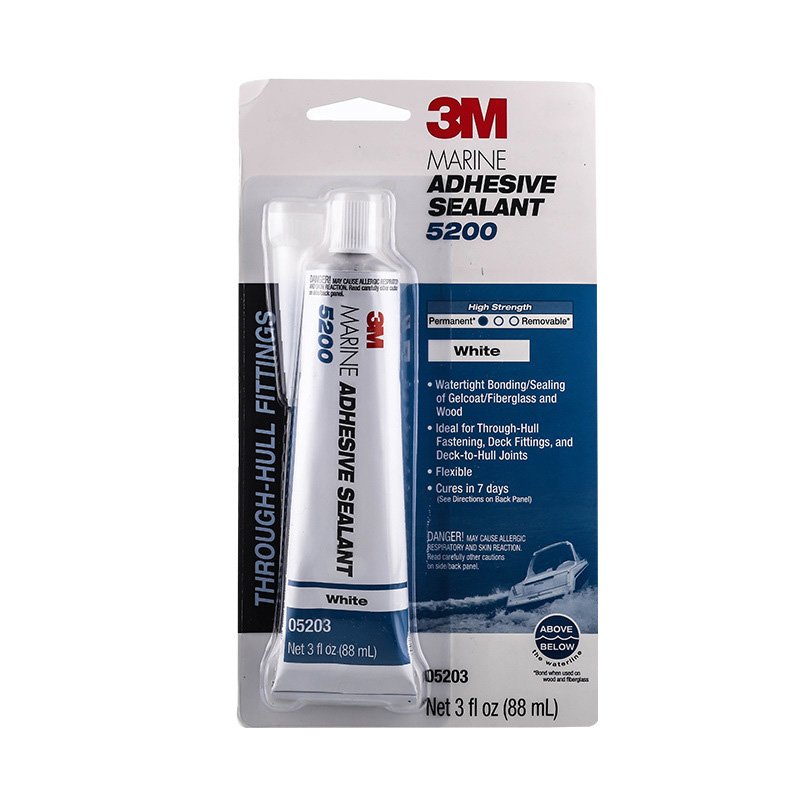 Marine Adhesive Sealant 3M 5200 Fast Cure Glue Boat Yacht Repair Caulking Sealing