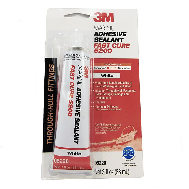 Marine Adhesive Sealant 3M 5200 Fast Cure Glue Boat Yacht Repair Caulking Sealing