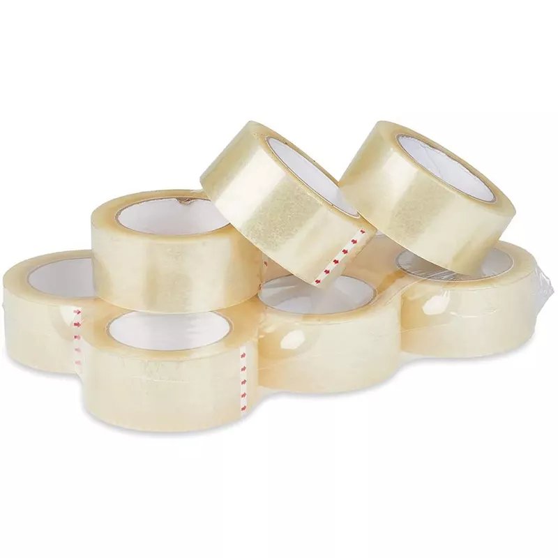 Bailida Bopp clear adhesive tape packing tape factory direct competitive price 45mic*2.4cm*40y hot sale transparent