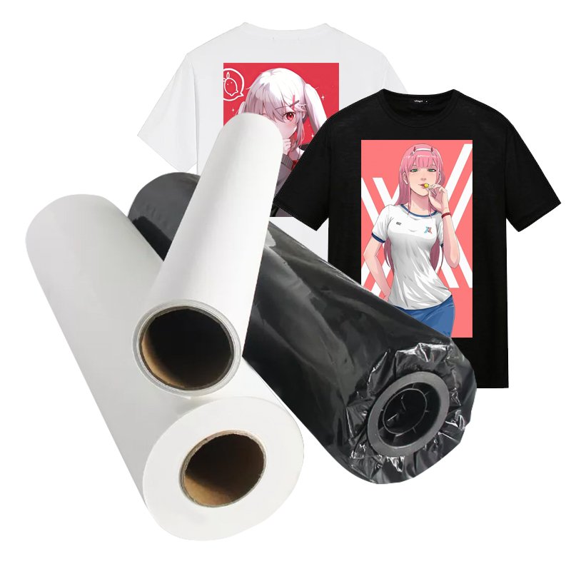 wholesale adhesive sublimation transfer printing paper roll 100gsm
