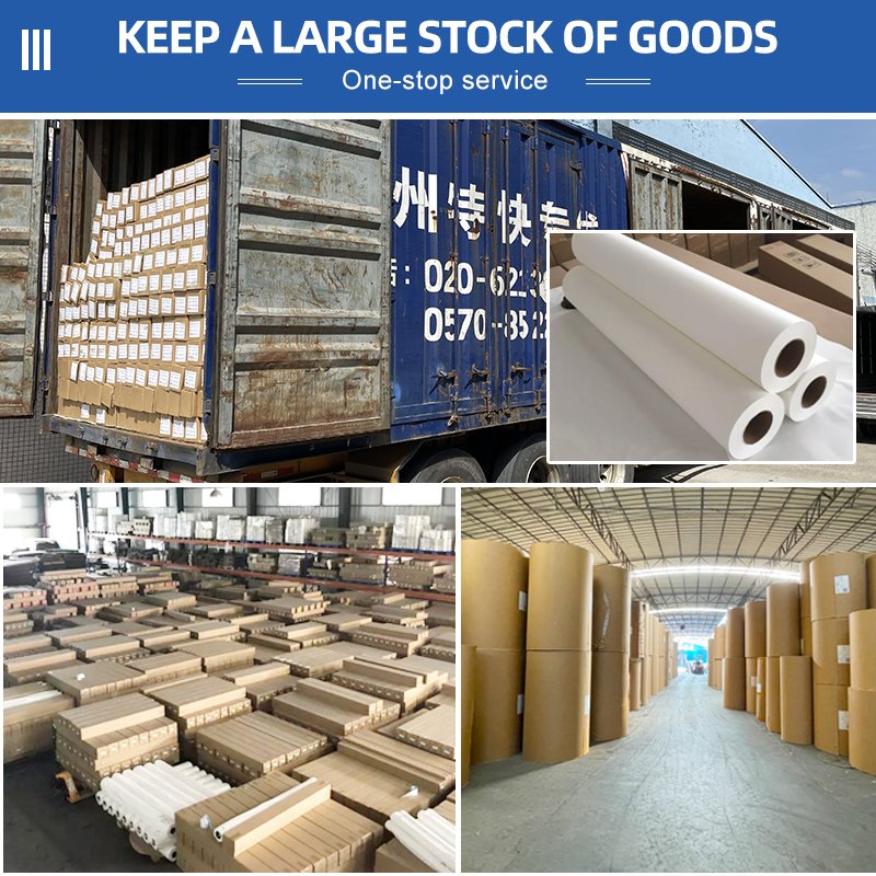 wholesale adhesive sublimation transfer printing paper roll 100gsm