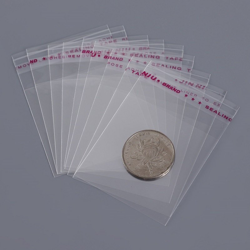 custom Resealable Cellophane OPP Bags Transparent Opp Bag Packing Plastic Bags Self Adhesive Seal