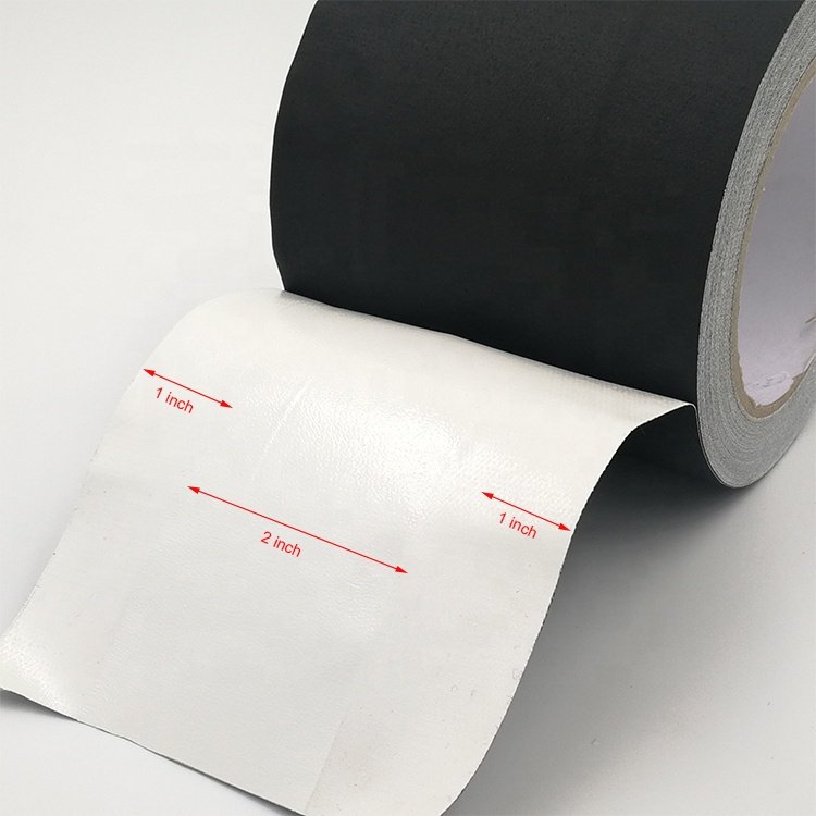 Quick adhesion easily hand-tear single side black and yellow strips tunnel cables secure cable protection tape