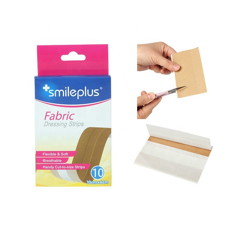 6cm*10cm Skin Elastic Fabric breathable comprehensive Adhesive Wound Dressing Wound Plaster Strip for wound care