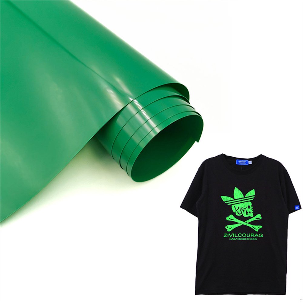 Tiansheng easy weeding colorful PU adhesive cutting vinyl transfer film roll Vinilo Textil