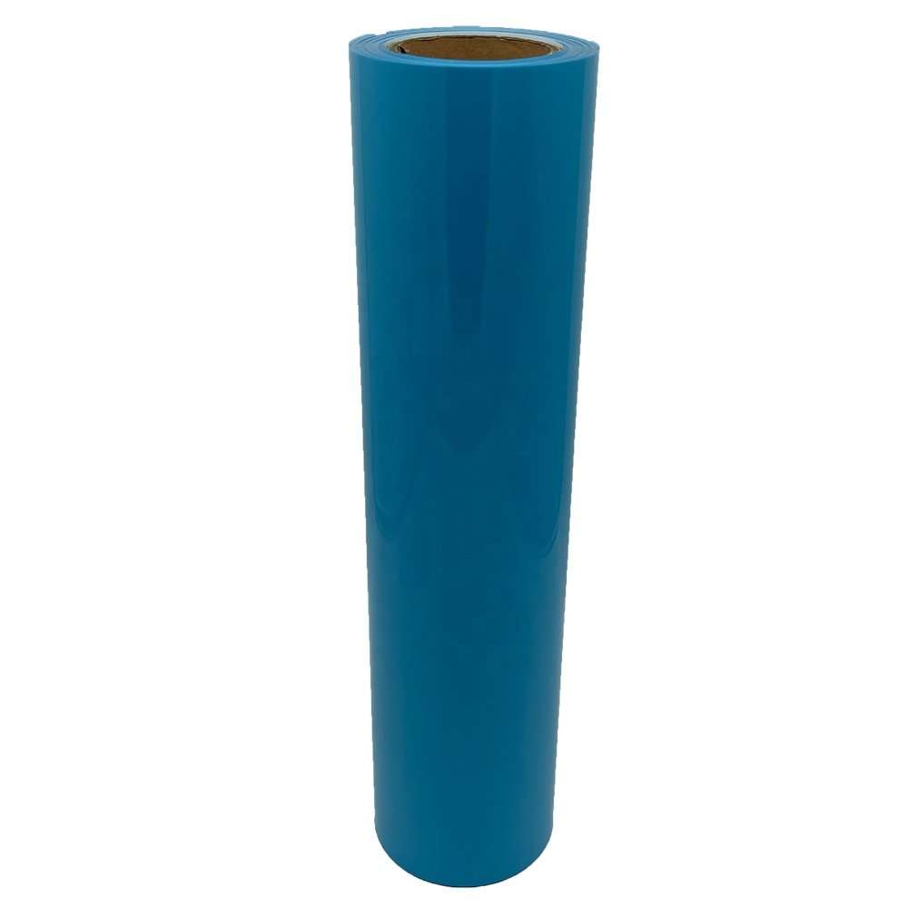 Tiansheng easy weeding colorful PU adhesive cutting vinyl transfer film roll Vinilo Textil