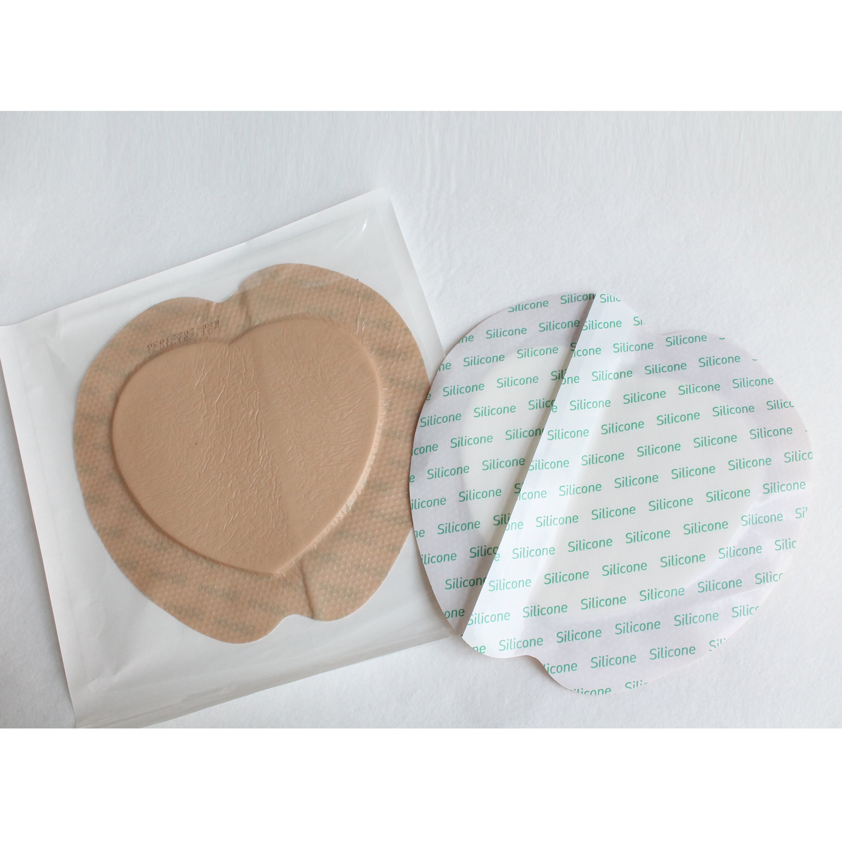 Medical Heart Shape Wound Care Dressing Sacral Foam Dressing Silicone Foam Adhesive Dressing For Sacrum