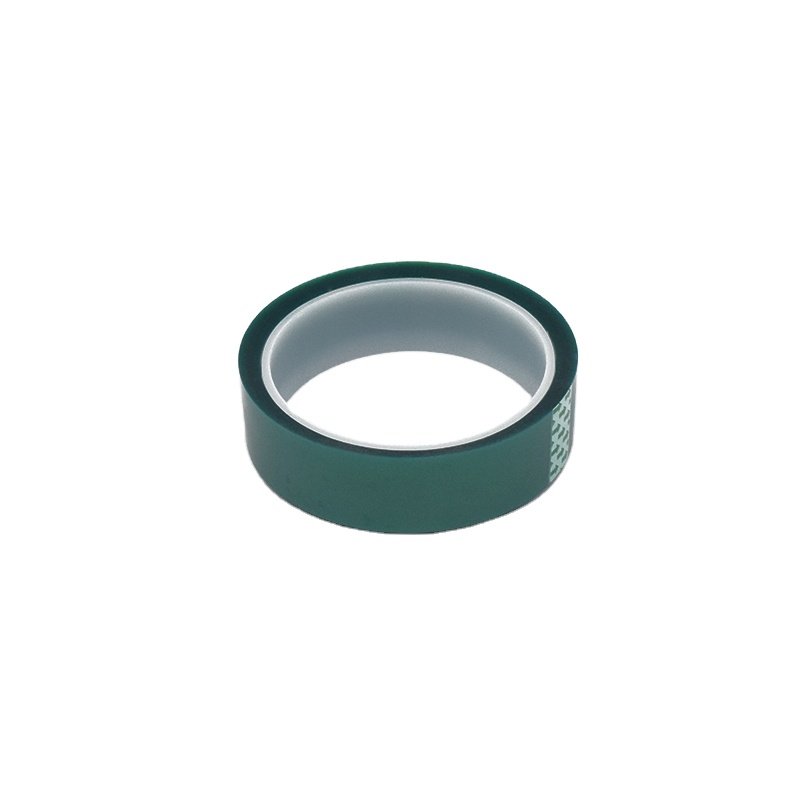 Green PET Film Coated Polyester Jumbo Roll Masking Tape 10mm Single-Sided Heat-Resistant Strong Pressure Sensitive Single-Sided