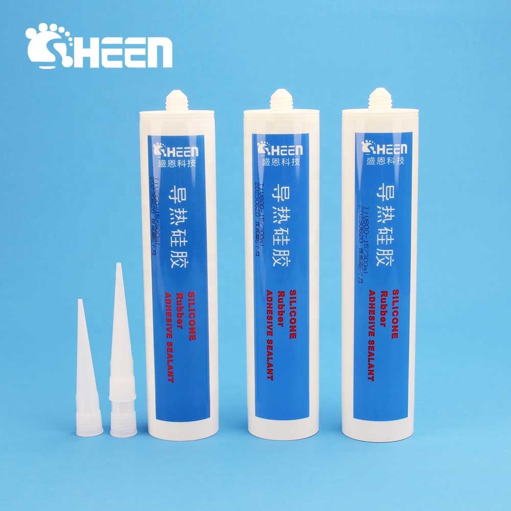 White 1.2W TIV800-12 series High Quality Waterproof Thermal Silicone Adhesive Glue For Electronic Components