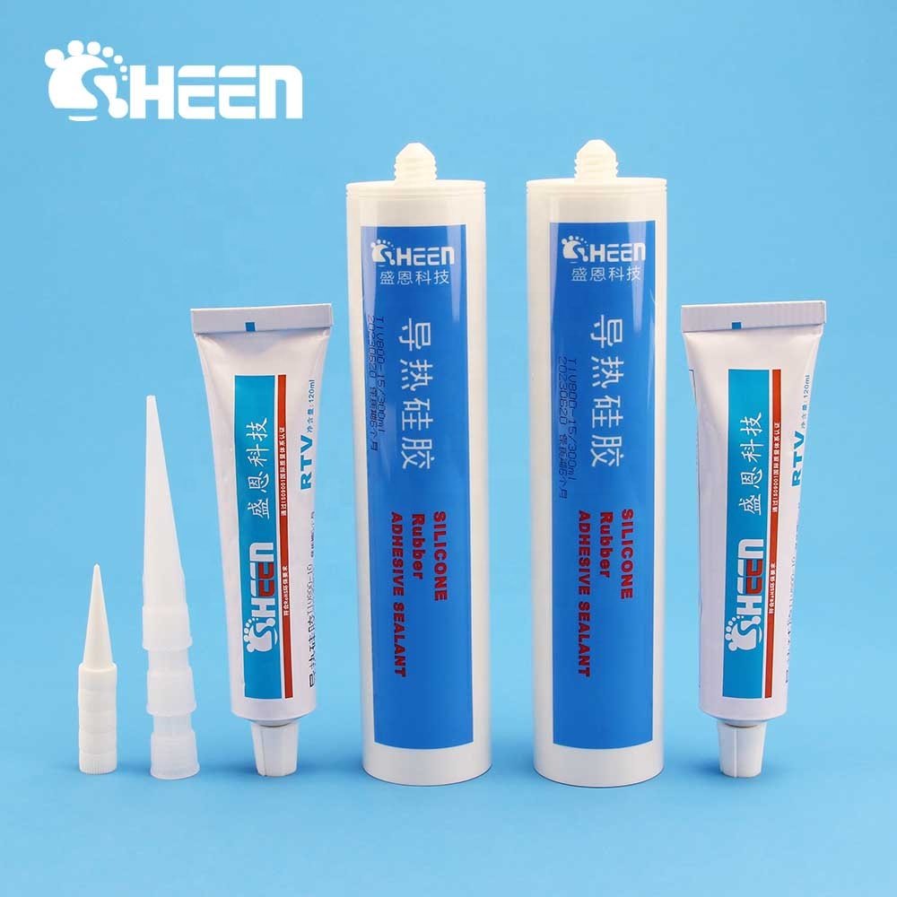 White 1.2W TIV800-12 series High Quality Waterproof Thermal Silicone Adhesive Glue For Electronic Components