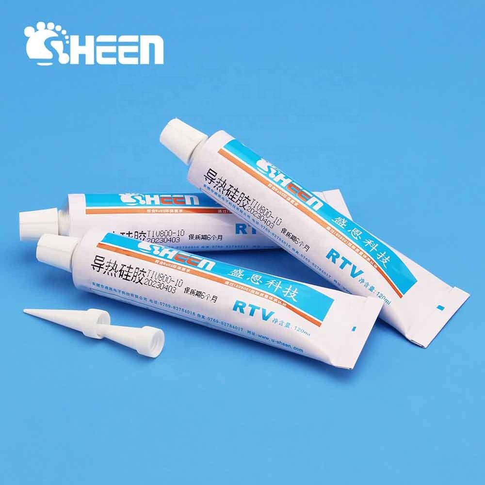 White 1.2W TIV800-12 series High Quality Waterproof Thermal Silicone Adhesive Glue For Electronic Components