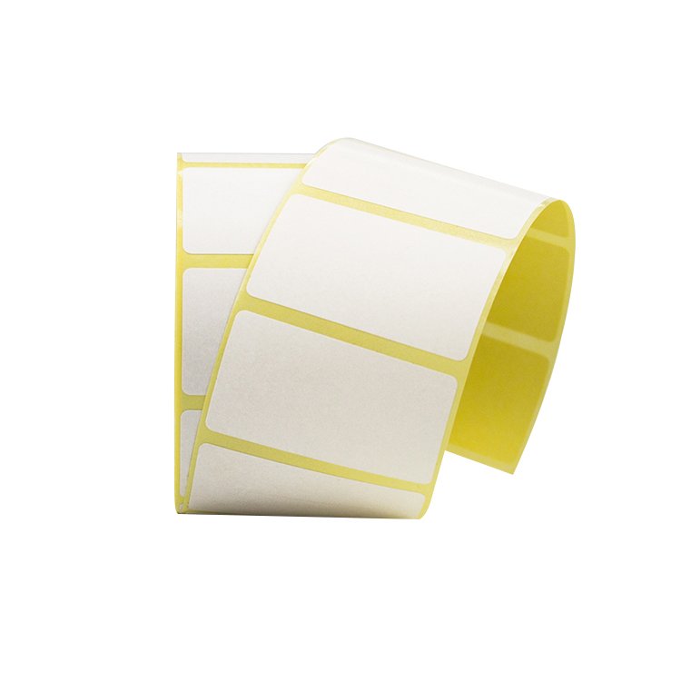 Factory direct supply Three proof thermal paper roll blank label Adhesive Sticker white /yellow/blue or as your request