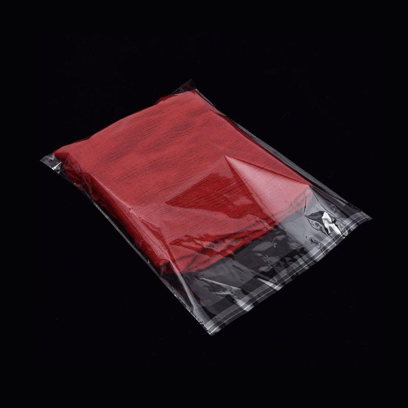 Customized Wholesale Transparent Cellophane Clear Poly Plastic Bag Self Adhesive Bopp Opp Bag For Books Jewelry Clothing