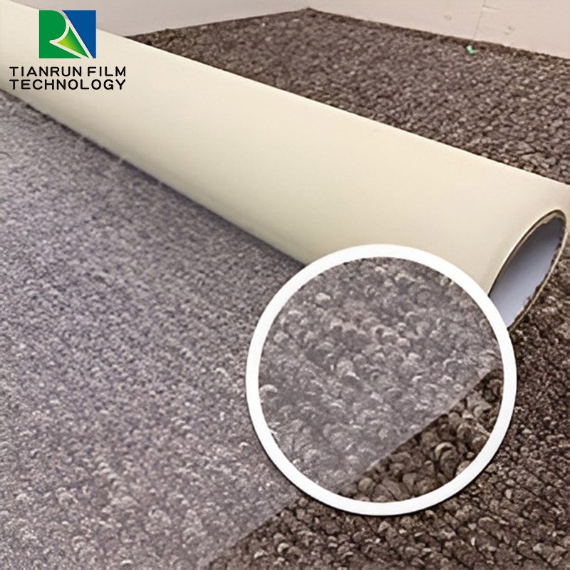 60 micron self adhesive temporary protective film carpet cover protector roll