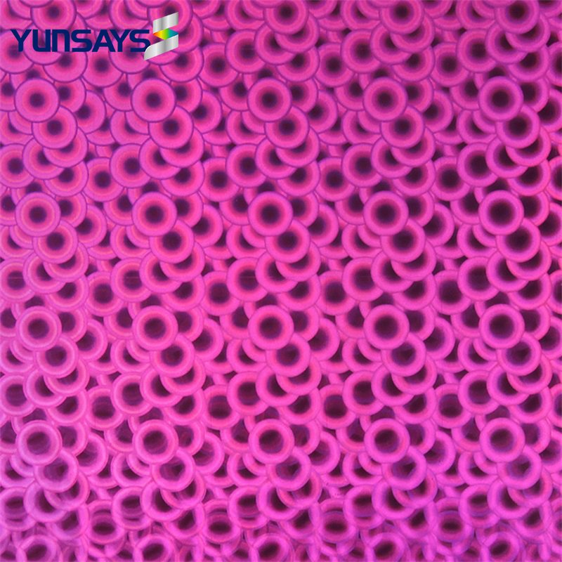 Custom Holographic Color Bubbles Holo Purple Self Adhesive Roll Vinyl Label Sticker DIY Craft