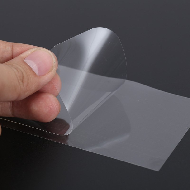 Pvc printing film adhesive-free automatic adsorption material lens degree magnifying glass prompts label easy to tear handle