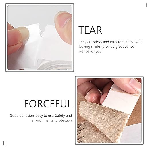 1- Recyclable High Viscosity Envelope Nonwoven Paper Base Double Sided Coated Hot Melt Oil Solvent Glue Tissue Adhesive Tape