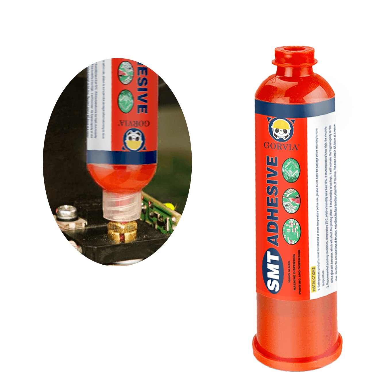 Adhesives & Sealants High Heat and Moisture Resistant SMT Red Adhesive