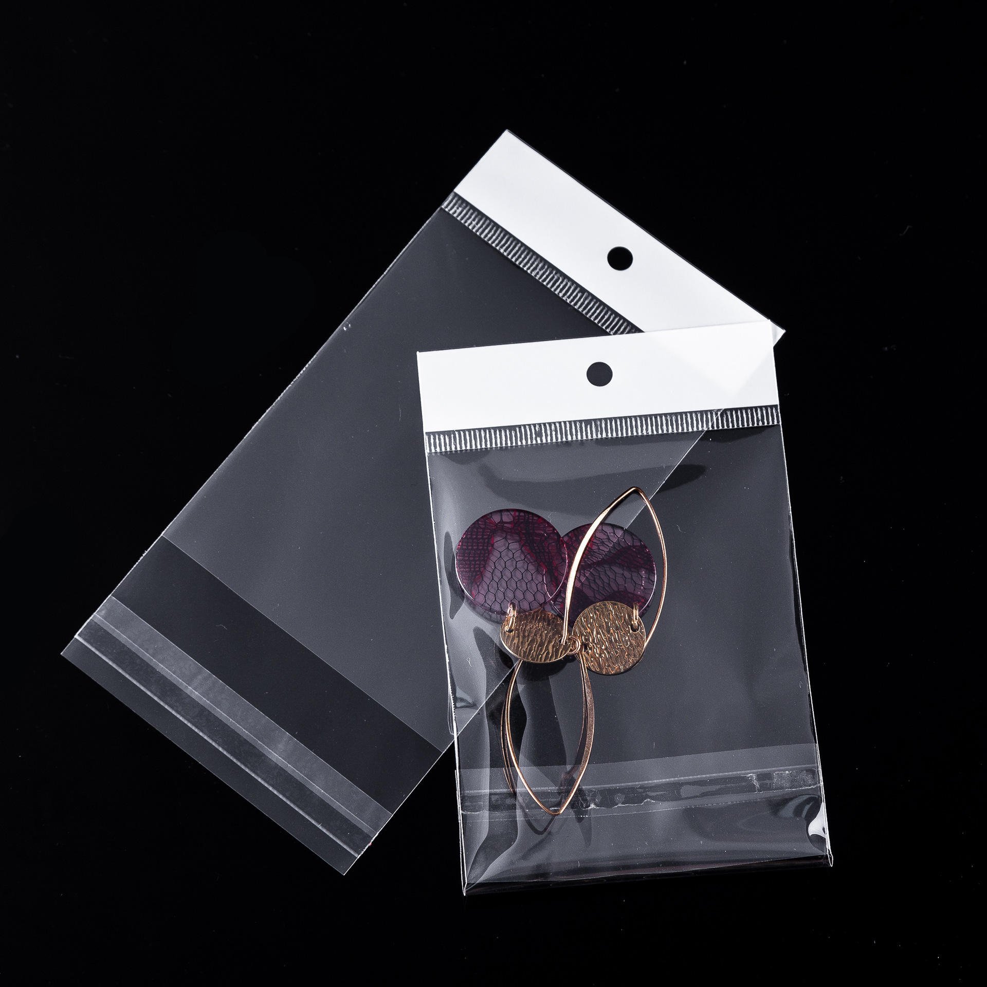 Factory Price Customized Packaging Transparent Clear Opp Plastic Bags With Self Adhesive