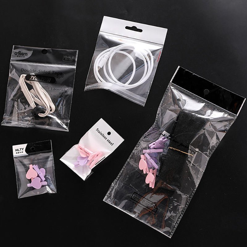 Factory Price Customized Packaging Transparent Clear Opp Plastic Bags With Self Adhesive