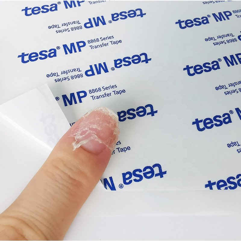 A4 Size Double Coated Adhesive Film Tape Widely for Plastic Fillm Lamination/Bonding Test Strip Tesa 88682 Tape Sheet