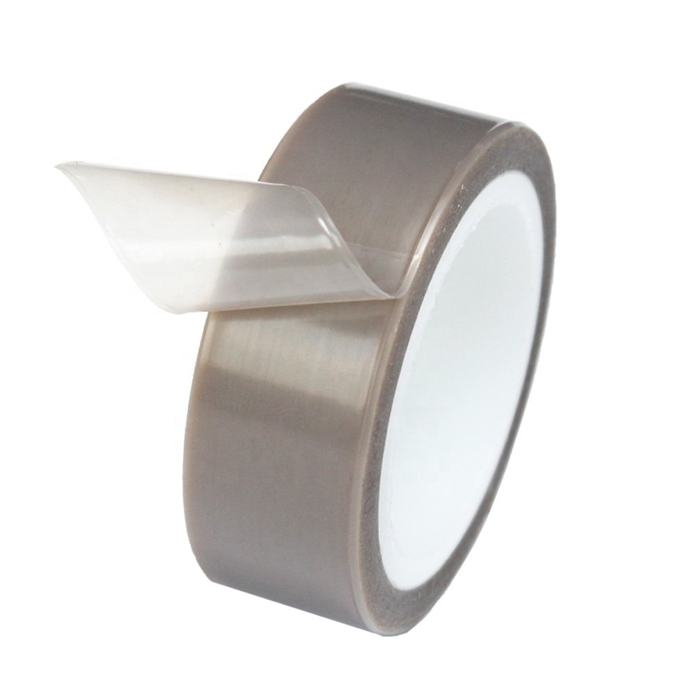 3- High Temperature Heat Resistant Soft Surface No-residual PTFE Film with Silicone Glue Skived PTFE Self Adhesive Tape